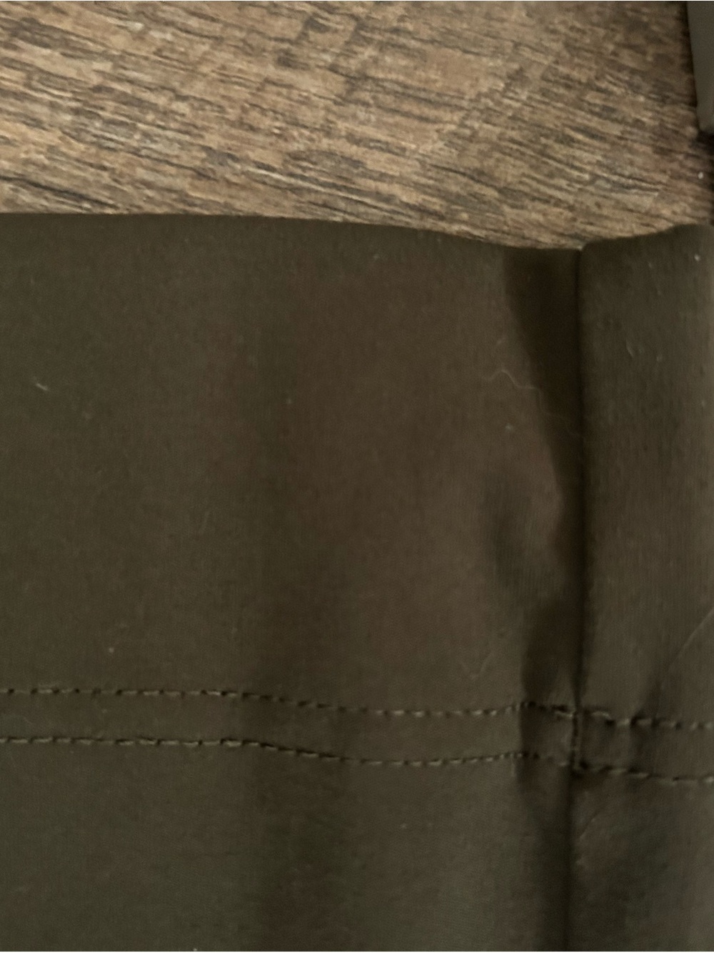 HALARA Wide Leg Olive Green Faux Button-Front Pants NWOT - Picture 9 of 10